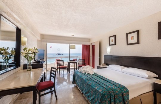 Superior com vista para o mar Hotel Krystal Ixtapa - 